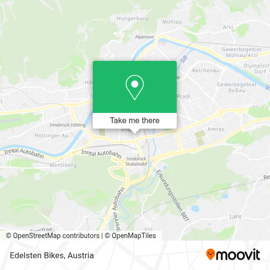 Edelsten Bikes map
