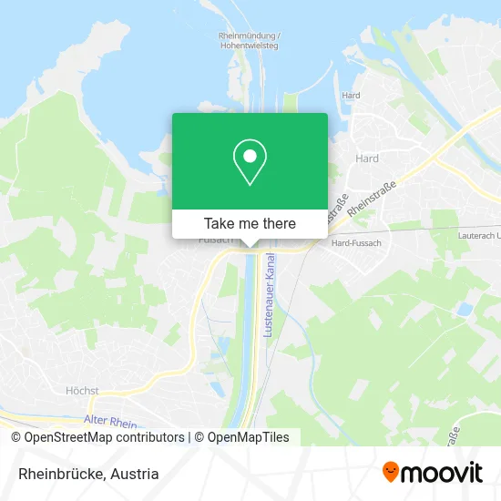 Rheinbrücke map