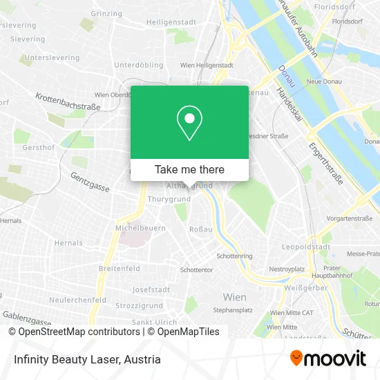 Infinity Beauty Laser map