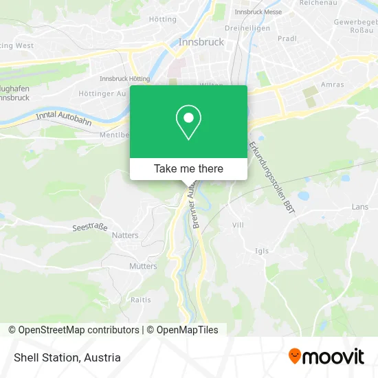 Shell Station map