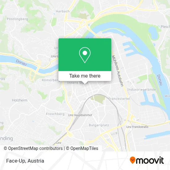 Face-Up map