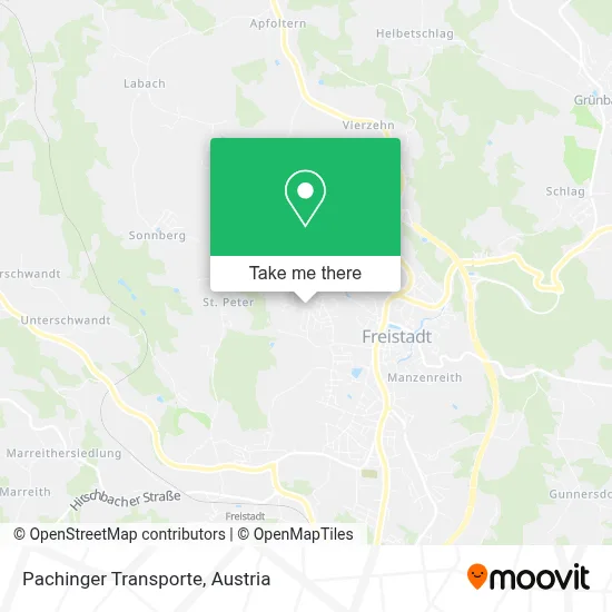 Pachinger Transporte map