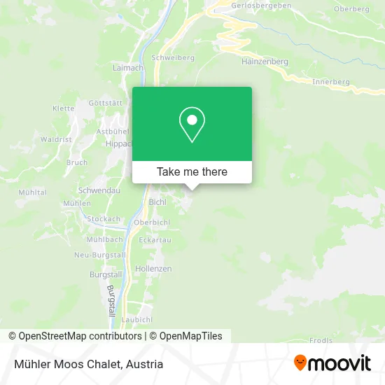 Mühler Moos Chalet map