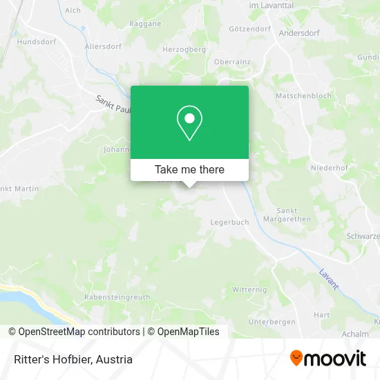 Ritter's Hofbier map