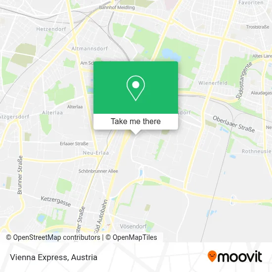 Vienna Express map