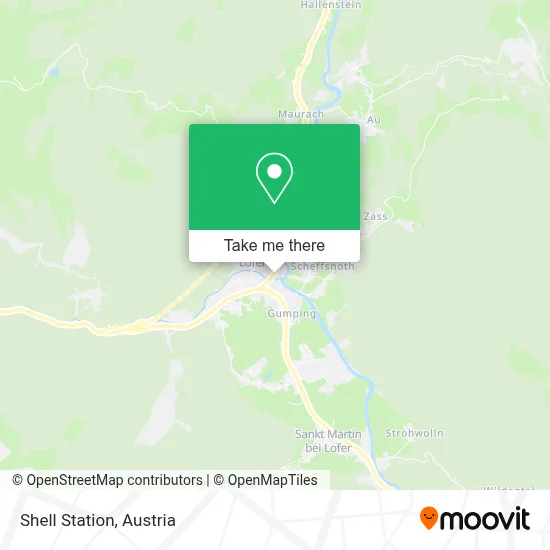 Shell Station map