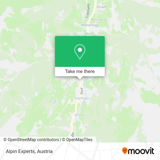 Alpin Experts map