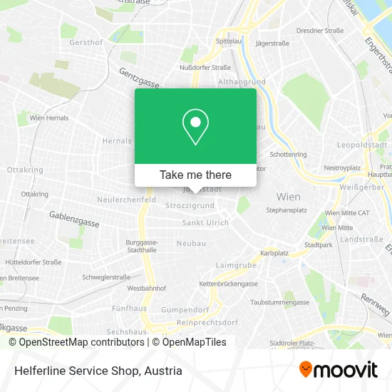 Helferline Service Shop map