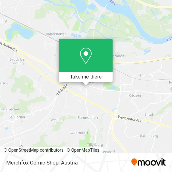 Merchfox Comic Shop map