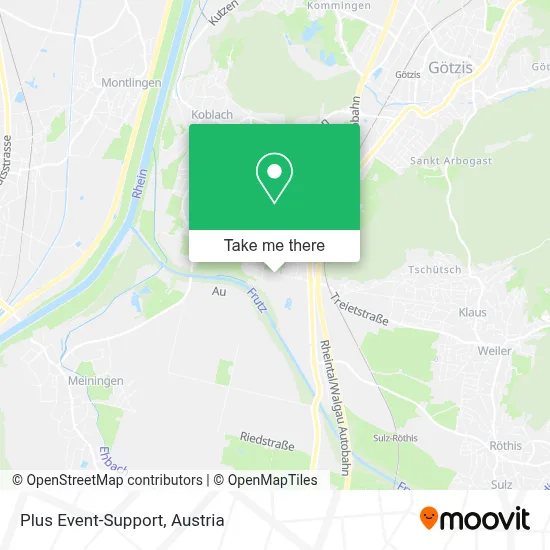 Plus Event-Support map