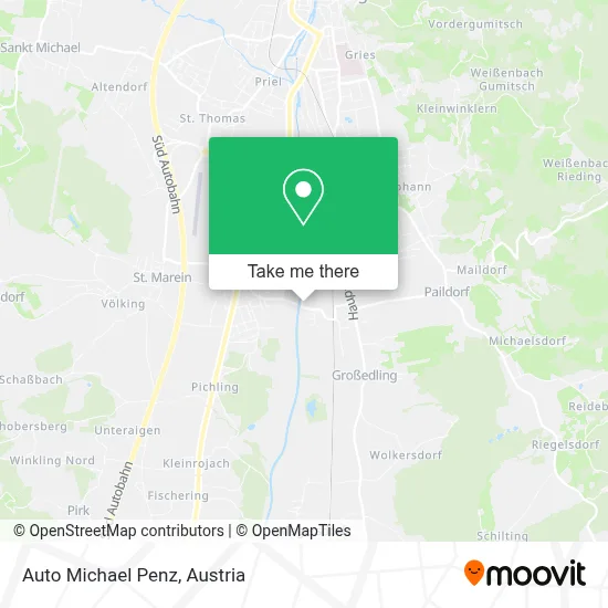 Auto Michael Penz map