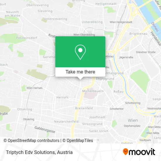 Triptych Edv Solutions map
