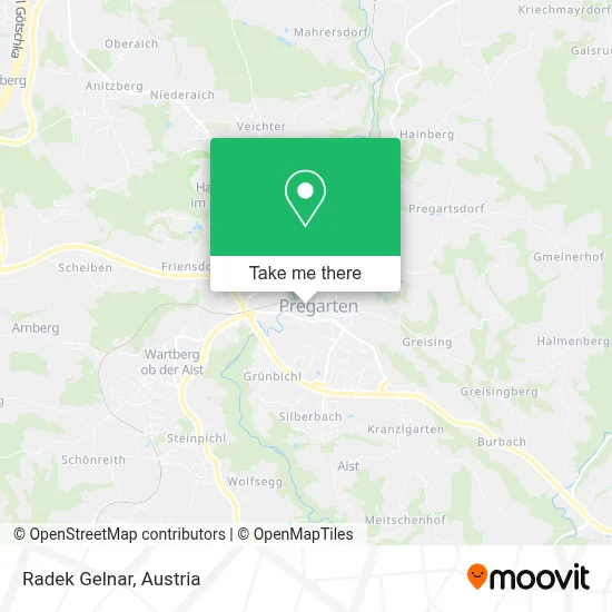 Radek Gelnar map