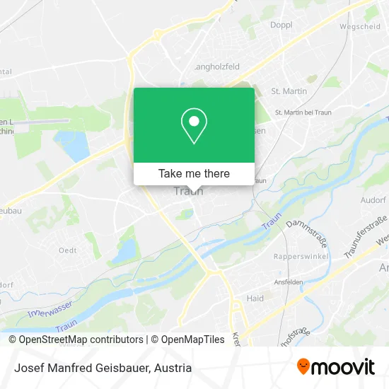 Josef Manfred Geisbauer map
