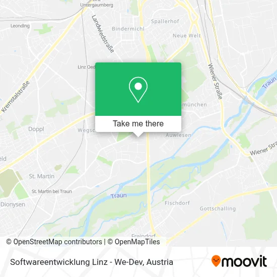Softwareentwicklung Linz - We-Dev map