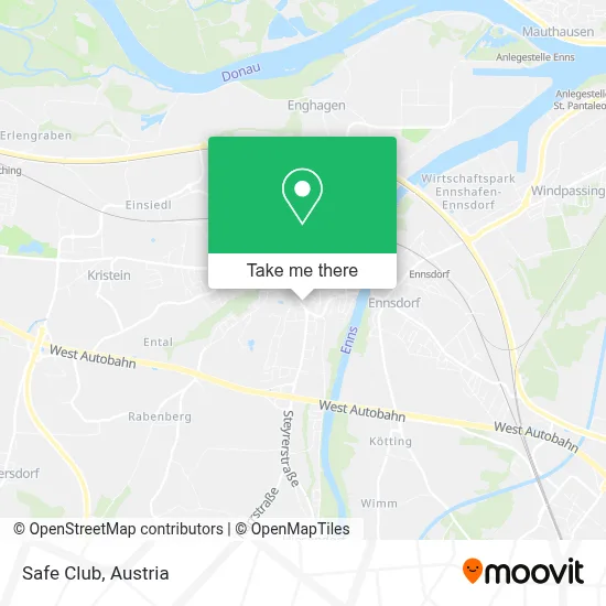 Safe Club map