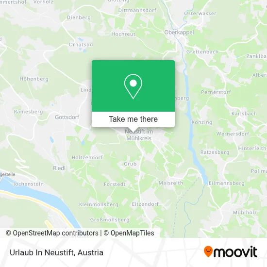Urlaub In Neustift map