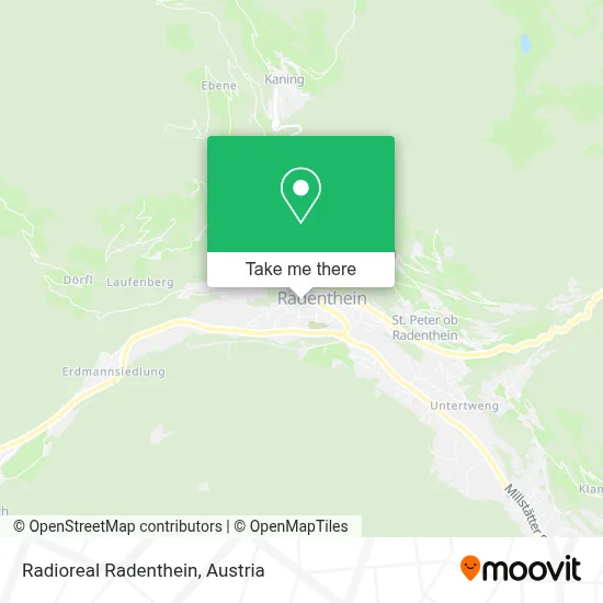 Radioreal Radenthein map