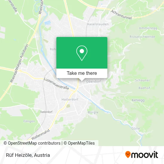 Rüf Heizöle map