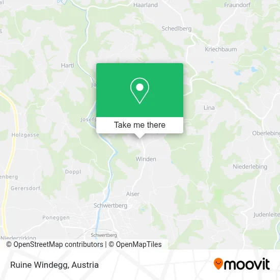 Ruine Windegg map