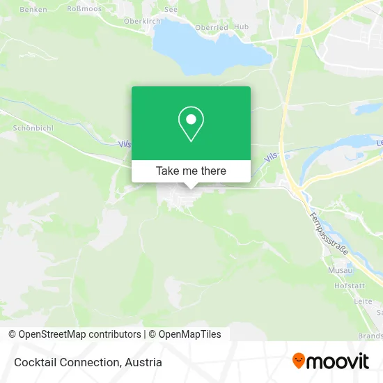 Cocktail Connection map