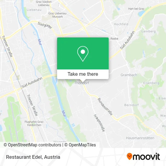 Restaurant Edel map
