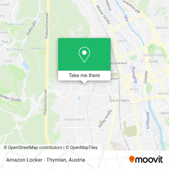Amazon Locker - Thymian map