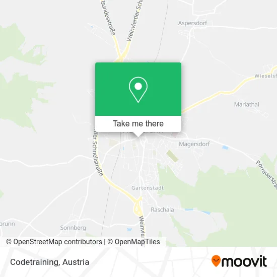 Codetraining map