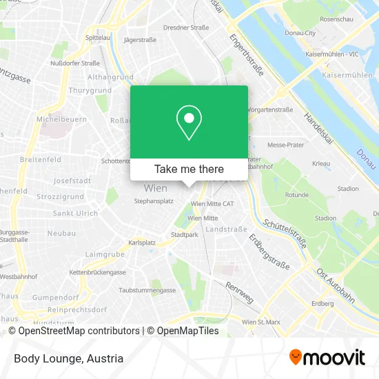 Body Lounge map