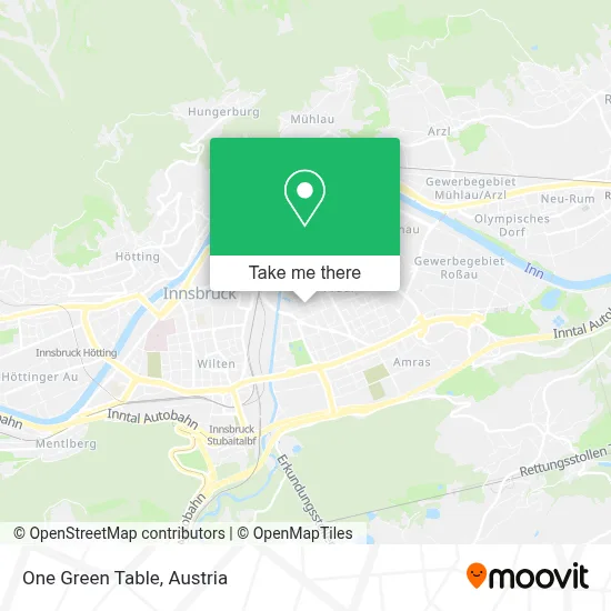 One Green Table map