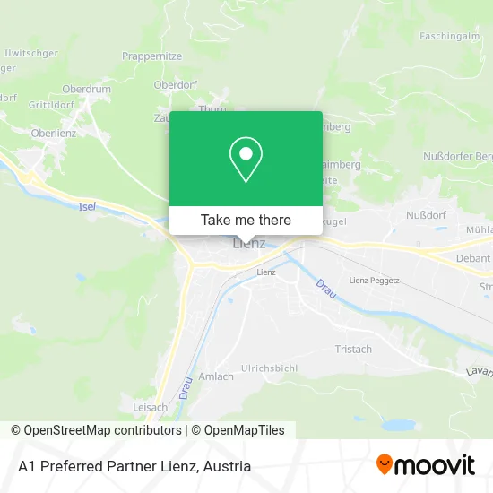 A1 Preferred Partner Lienz map