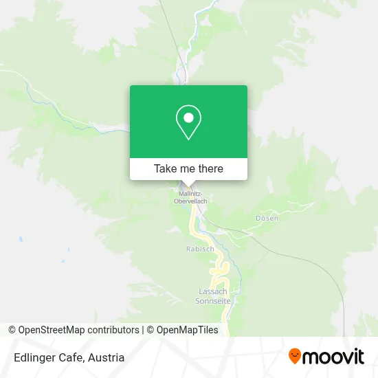 Edlinger Cafe map
