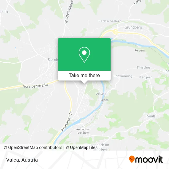 Valca map