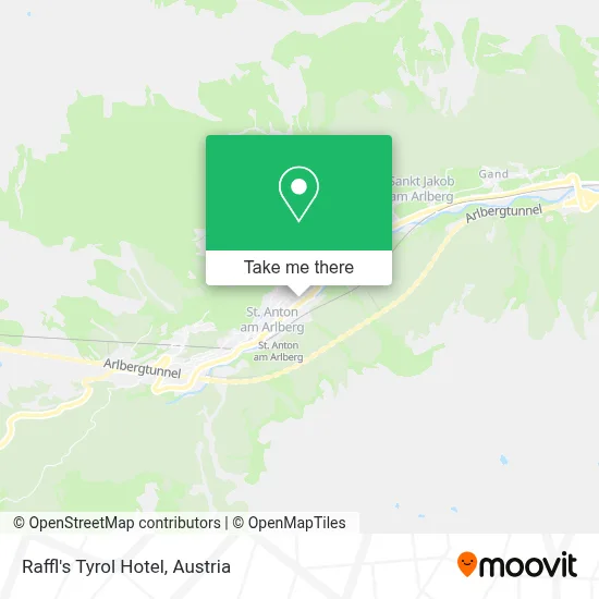 Raffl's Tyrol Hotel map