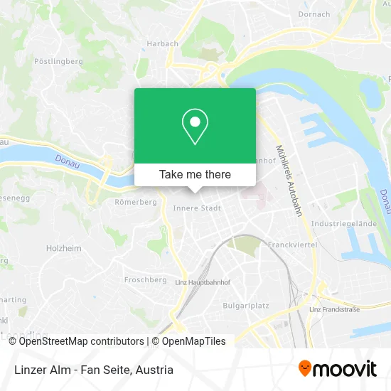 Linzer Alm - Fan Seite map