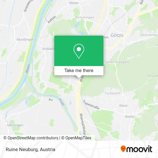 Ruine Neuburg map