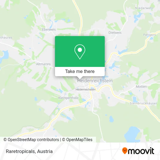 Raretropicals map