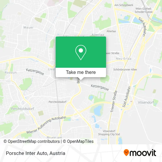 Porsche Inter Auto map