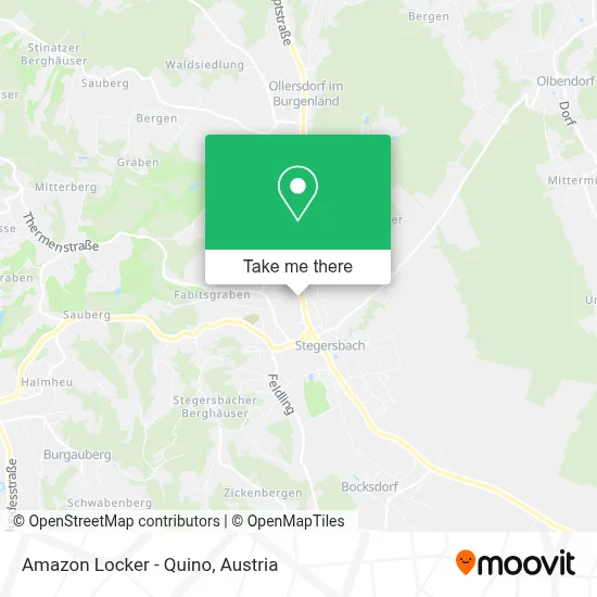Amazon Locker - Quino map