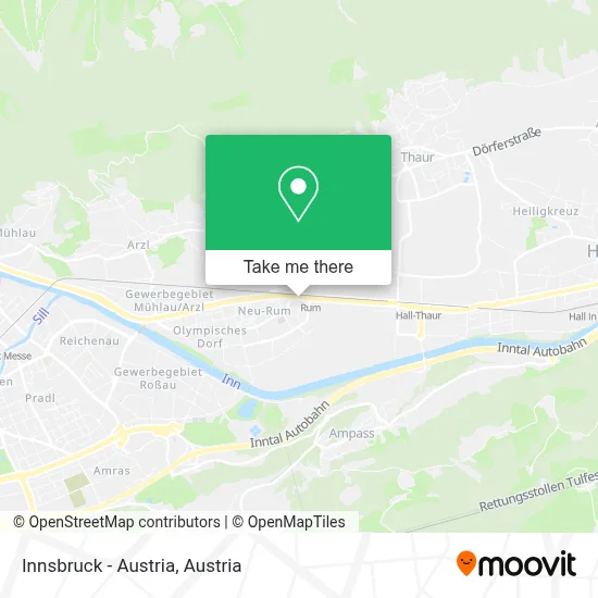 Innsbruck - Austria map