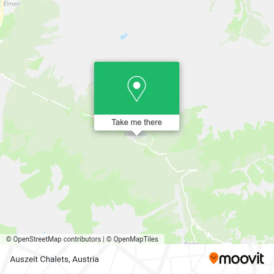 Auszeit Chalets map