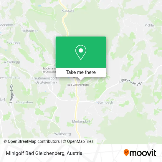 Minigolf Bad Gleichenberg map