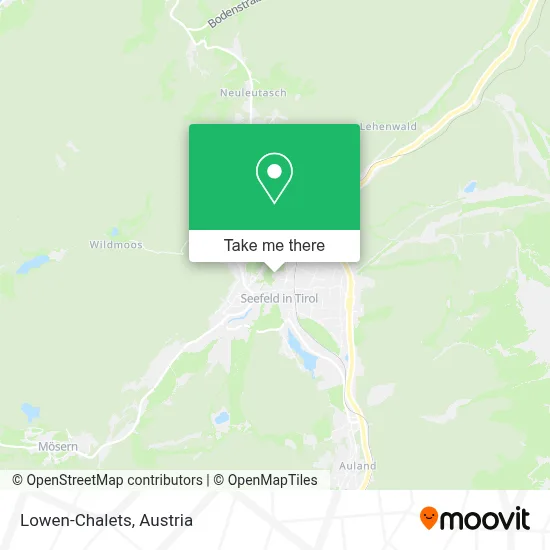 Lowen-Chalets map