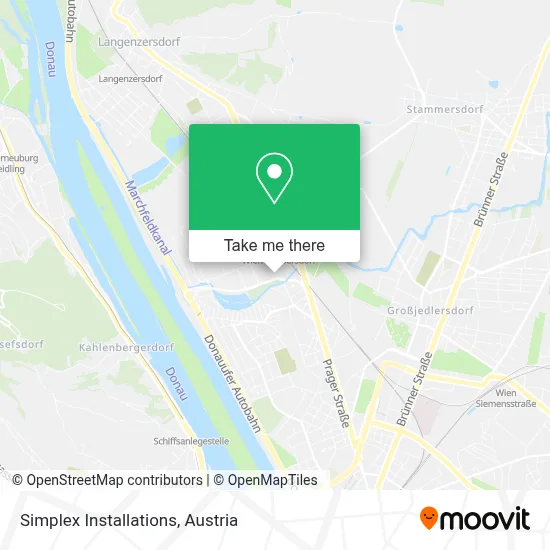 Simplex Installations map