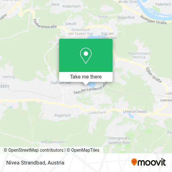 Nivea Strandbad map