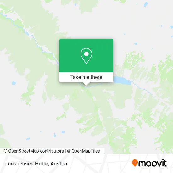 Riesachsee Hutte map