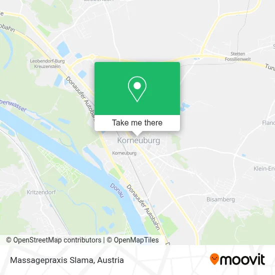 Massagepraxis Slama map