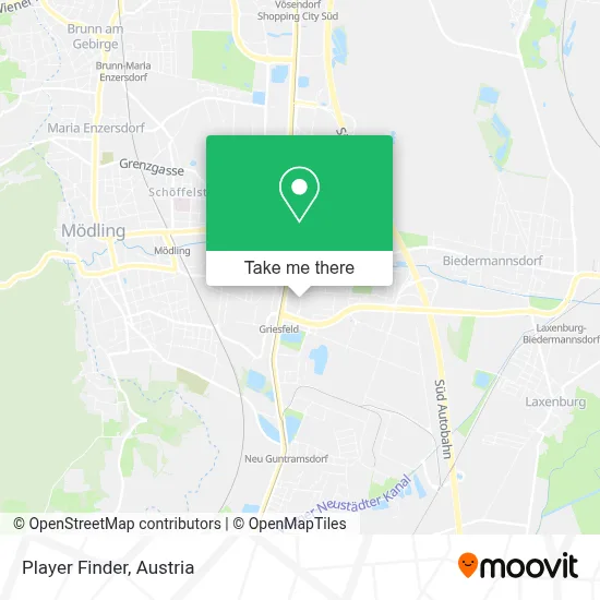 Player Finder map