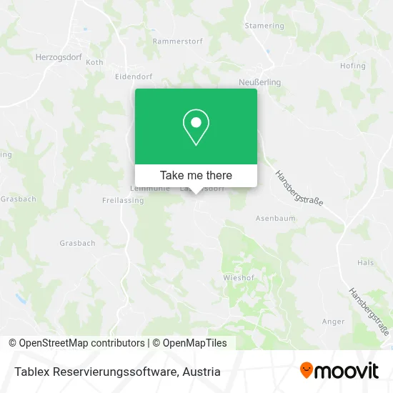 Tablex Reservierungssoftware map