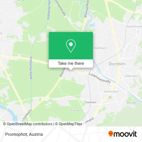 Prontophot map